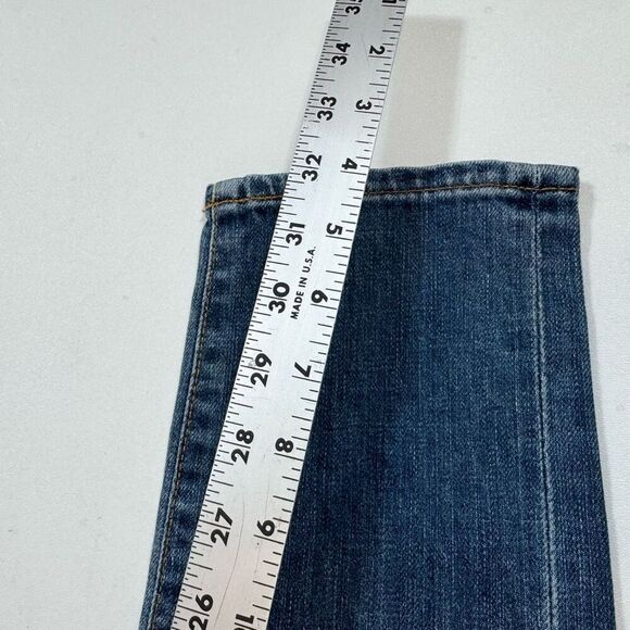 AG Jeans Womens 27 The Nikki Relaxed Skinny Distressed Low Rise - Picture 4 of 9